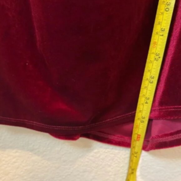 MistyRose Ruched Bodycon Mini Dress – Burgundy Wine Red, Size L - Picture 6 of 6